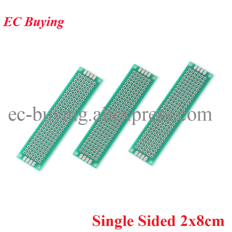 Pcb Prototyping Board - 10 Cái/lốc 2X8Cm Đơn 2 Mặt