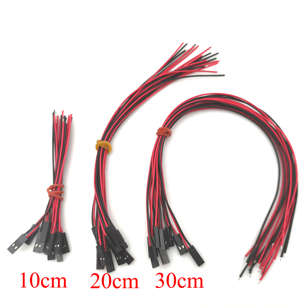 Jumper Wire Kit - 10/20Pcs 2Pin Female Jumper Wire Connector