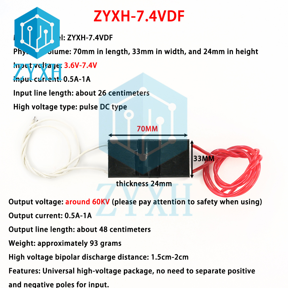 High Voltage Generator 3.7V-7. - đánh giá và giá Boost Converter