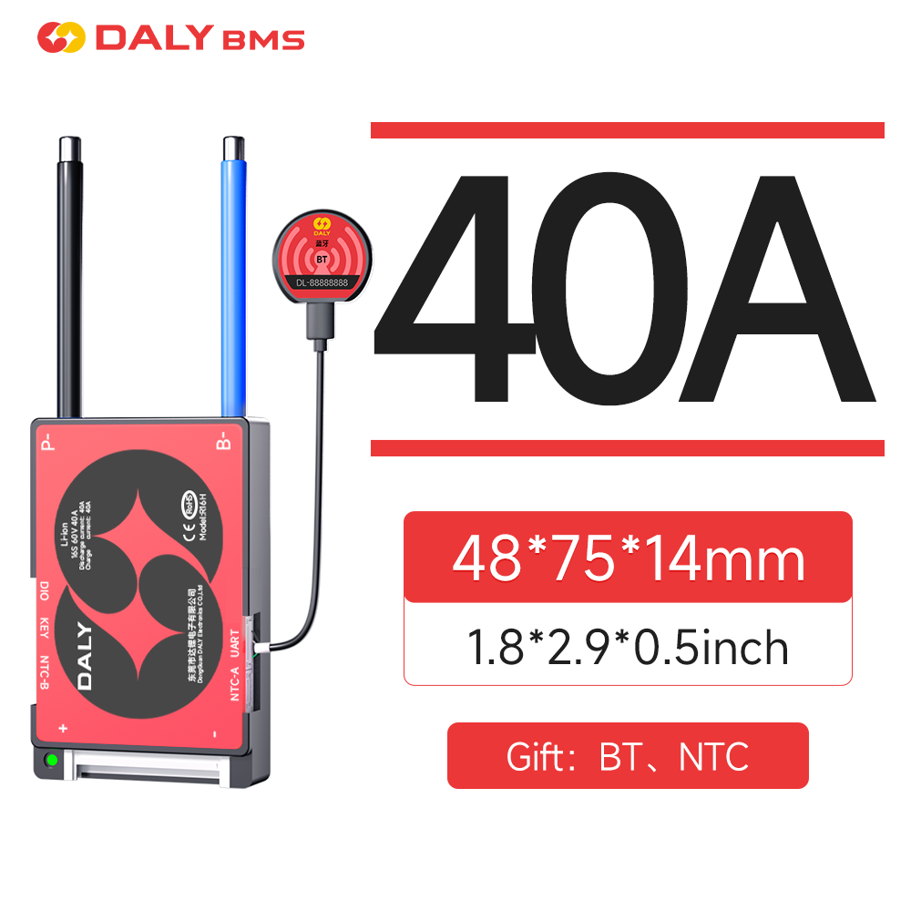 DALY Smart BMS 16S 60V 40A Li- - đánh giá và giá Proto Board